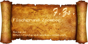 Fischgrund Zsombor névjegykártya