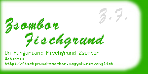 zsombor fischgrund business card